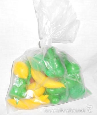 Juguetes antiguos y Juegos de colecci&oacute;n: BARATIJAS DE KIOSKO, BOLSA DE FRUTAS Y VERDURAS