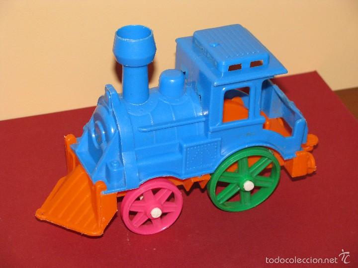 Juguetes antiguos y juegos de colecci&oacute;n: JUGUETE BULLYCAN S. A. - LOCOMOTORA DEL TREN UNION PACIFIC. A&Ntilde;OS 80