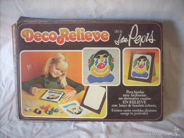 Juguetes antiguos y juegos de colecci&oacute;n: Decorelieve de la srta. Pepis
