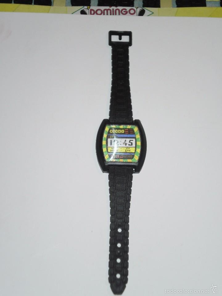 Juguetes antiguos y juegos de colecci&oacute;n: RELOJ CACCIO EJECUTIVO CON HOLOGRAMA DE HORA , BARATIJAS DE QUIOSCO DE LOS A&Ntilde;OS 70. JUGUETES DOMINGO