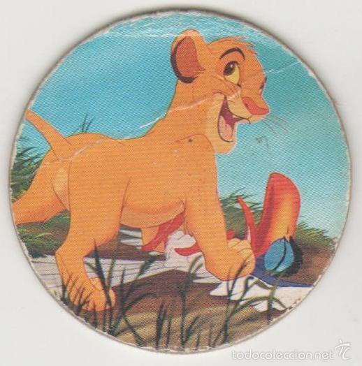 Juguetes antiguos y Juegos de colecci&oacute;n: COLECCI&Oacute;N TAZOS PANINI WALT DISNEY EL REY LE&Oacute;N ESPA&Ntilde;OL VERSI&Oacute;N ESPA&Ntilde;OLA TAZO CAPS POGS N&Uacute;MERO 9 ZAZ&Uacute;