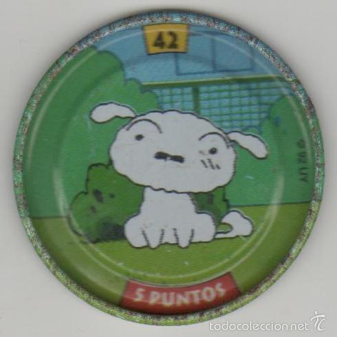 Juguetes antiguos y Juegos de colecci&oacute;n: COLECCI&Oacute;N TAZOS BOLLYCAO SHIN CHAN METAL RAPPERS TAZO CAPS POGS MET&Aacute;LICO N&Uacute;MERO 42 5 PUNTOS