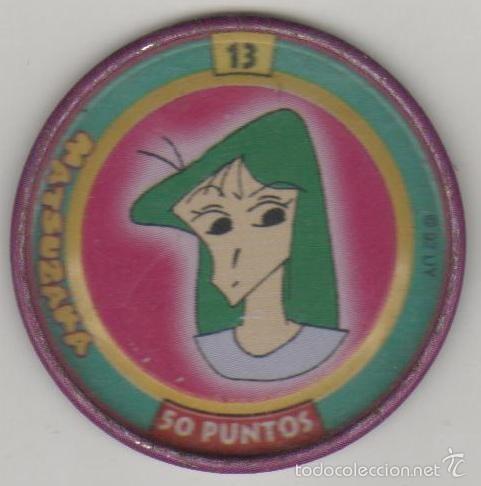 Juguetes antiguos y Juegos de colecci&oacute;n: COLECCI&Oacute;N TAZOS BOLLYCAO SHIN CHAN METAL RAPPERS TAZO POGS MET&Aacute;LICO N&Uacute;MERO 13 50 PUNTOS MATSUZAKA