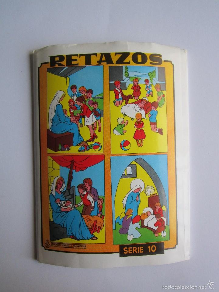 Juguetes antiguos y Juegos de colecci&oacute;n: FELICITACIONES ''RETAZOS'' CON 4 CARN&Eacute;S Y  AUTOADHESIVOS 1966