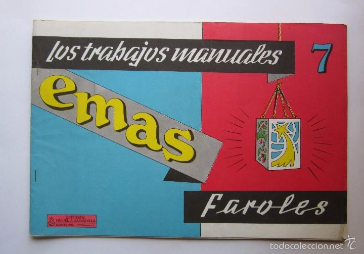 Juguetes antiguos y Juegos de colecci&oacute;n: LOS TRABAJOS MANUALES EMAS ''FAROLES'' N&ordm;7 A&Ntilde;OS 60-70