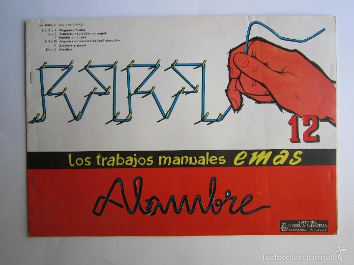 Juguetes antiguos y Juegos de colecci&oacute;n: LOS TRABAJOS MANUALES EMAS ''ALAMBRE'' N&ordm;12 A&Ntilde;OS 60-70