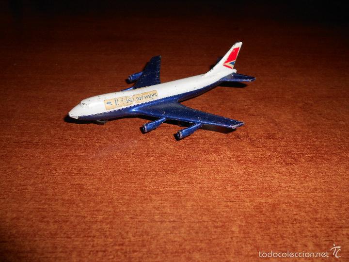 Juguetes antiguos y Juegos de colecci&oacute;n: ANTIGUO AVION MATCHBOX MADE IN ENGLAND EN METAL: BOEING 747 (LESNEY PROD. 1973)