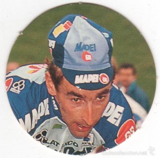 Juguetes antiguos y juegos de colecci&oacute;n: COLECCI&Oacute;N TAZOS EL PA&Iacute;S CICLITAZOS TAZO CAPS POGS CICLISMO DEPORTE N&ordm; 17 FERNANDO ESCART&Iacute;N ESPA&Ntilde;A