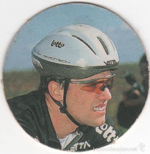 Juguetes antiguos y juegos de colecci&oacute;n: COLECCI&Oacute;N TAZOS EL PA&Iacute;S CICLITAZOS TAZO CAPS POGS CICLISMO DEPORTE N&ordm; 9 WILFRED NELISSEN B&Eacute;LGICA