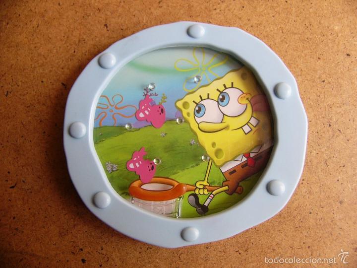 Juguetes antiguos y Juegos de colecci&oacute;n: Juego de Bob Esponja cazando medusas - Firmado Mc Donalds McDonalds 2012