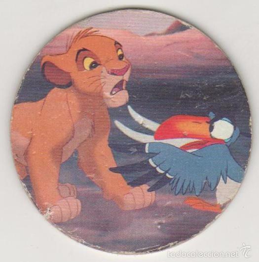 Juguetes antiguos y Juegos de colecci&oacute;n: COLECCI&Oacute;N TAZOS PANINI DISNEY EL REY LE&Oacute;N IL RE LEONE ITALIANO TAZO CAPS POGS 5 SIMBA ZAZ&Uacute;