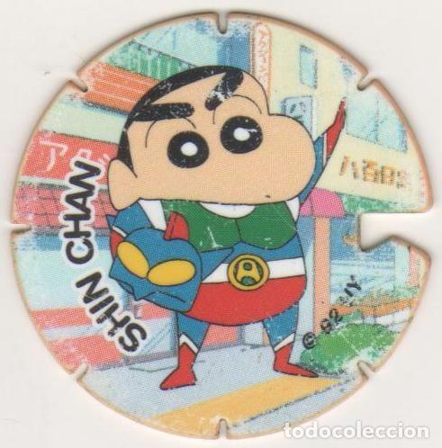 Juguetes antiguos y Juegos de colecci&oacute;n: COLECCI&Oacute;N TAZOS GREFUSA SHIN CHAN TAZO VOLADOR CAPS POGS N&Uacute;MERO #62 62 SERIE ANIME 1992