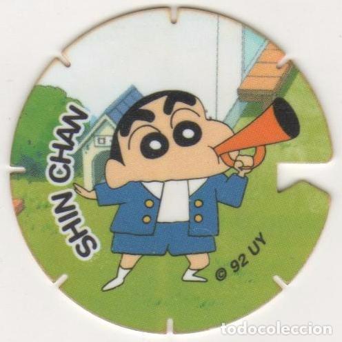 Juguetes antiguos y Juegos de colecci&oacute;n: COLECCI&Oacute;N TAZOS GREFUSA SHIN CHAN TAZO VOLADOR CAPS POGS N&Uacute;MERO #55 55 SERIE ANIME 1992