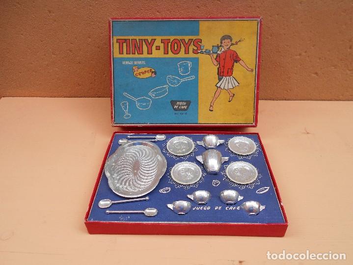 Juguetes antiguos y Juegos de colecci&oacute;n: JUEGO DE CAFE INFANTIL TINY TOYS MENAJE INFANTIL DE GEYPER