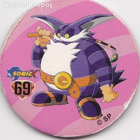 Juguetes antiguos y Juegos de colecci&oacute;n: COLECCI&Oacute;N TAZOS PANRICO BOLLYCAO SONIC X PICKERS. N&Uacute;MERO 69