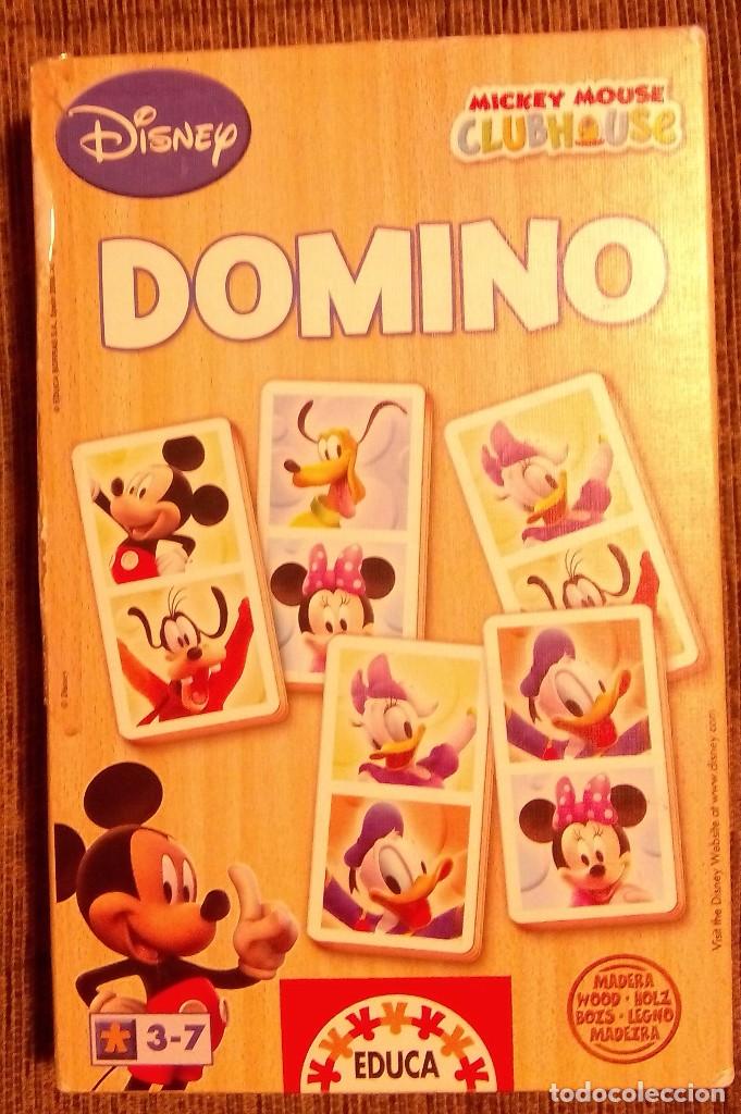 Juguetes antiguos y juegos de colecci&oacute;n: Domino Mickey Mouse Clubhouse. EDUCA. Completo