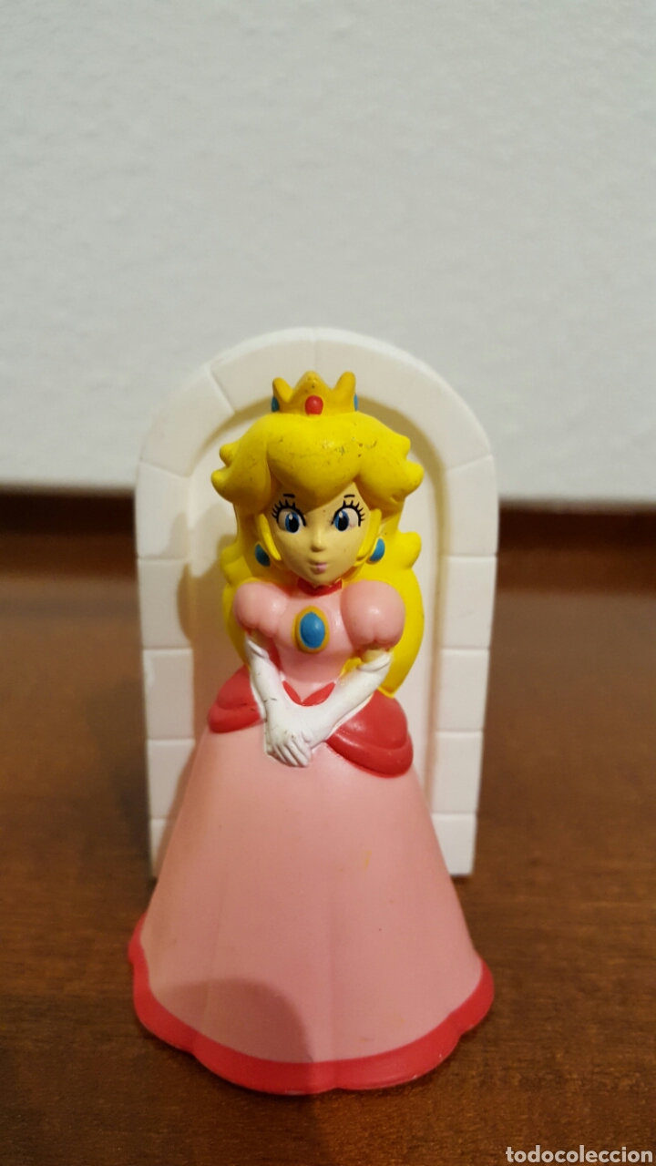 Juguetes antiguos y Juegos de colecci&oacute;n: Figura peach de nintendo mario bros
