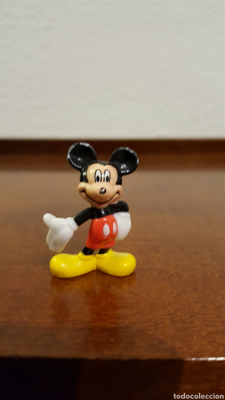 Juguetes antiguos y juegos de colecci&oacute;n: Figura mickey mouse plastico disney
