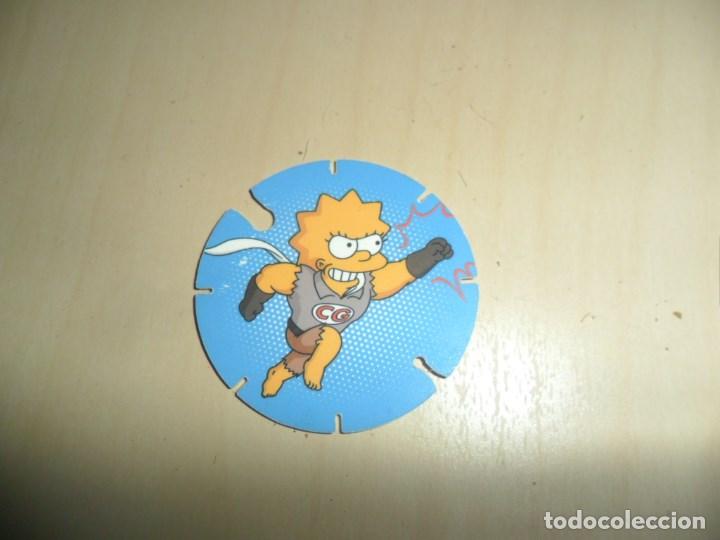 Juguetes antiguos y Juegos de colecci&oacute;n: TAZOS TAZO - CHEETOS MATUTANO - N&ordm; 26 LOS SIMPSONS BARTMAN - LISA CLOBBER GIRL