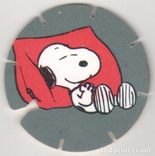 Juguetes antiguos y Juegos de colecci&oacute;n: COLECCI&Oacute;N TAZOS GREFUSA SNOOPY CAPS COLLECTION TAZO VOLADOR CAPS POGS N&Uacute;MERO 41 PEANUTS CELEBRATION