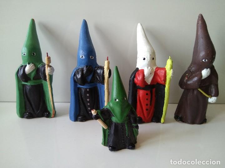 Juguetes antiguos y Juegos de colecci&oacute;n: Lote papones Semana Santa. En barro.