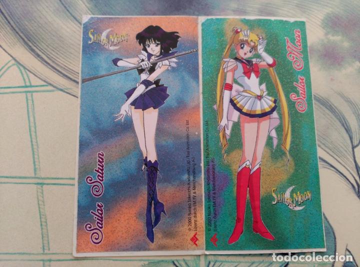 Juguetes antiguos y Juegos de colecci&oacute;n: SAILOR MOON SEALS STICKERS PEGATINAS SATURNO SUPER SAILOR MOON ETERNAL