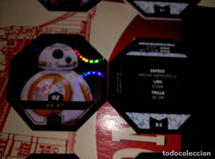 Juguetes antiguos y Juegos de colecci&oacute;n: star wars leclarc COSMIC SHELLS rouge one CROMO tazos tazo n 02