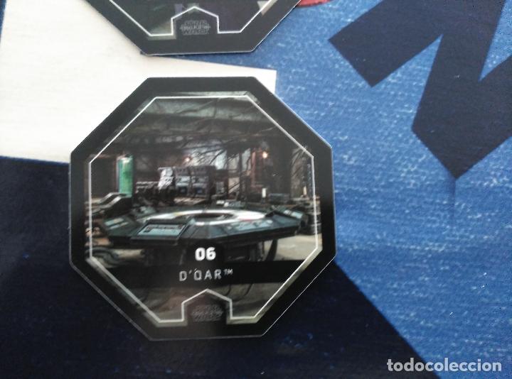 Giocattoli antichi e Giochi di collezione: star wars leclarc COSMIC SHELLS rouge one CROMO tazos tazo n 06