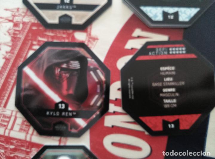 Jouets Anciens et Jeux de collection: star wars leclarc COSMIC SHELLS rouge one CROMO tazos tazo n 13