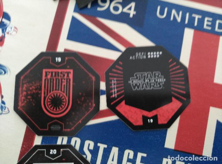 Jouets Anciens et Jeux de collection: star wars leclarc COSMIC SHELLS rouge one CROMO tazos tazo n 19