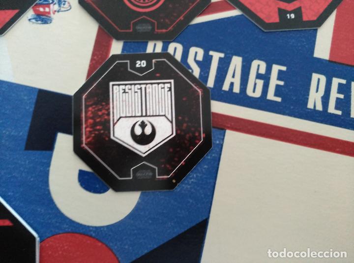 Juguetes antiguos y Juegos de colecci&oacute;n: star wars leclarc COSMIC SHELLS rouge one CROMO tazos tazo n 20