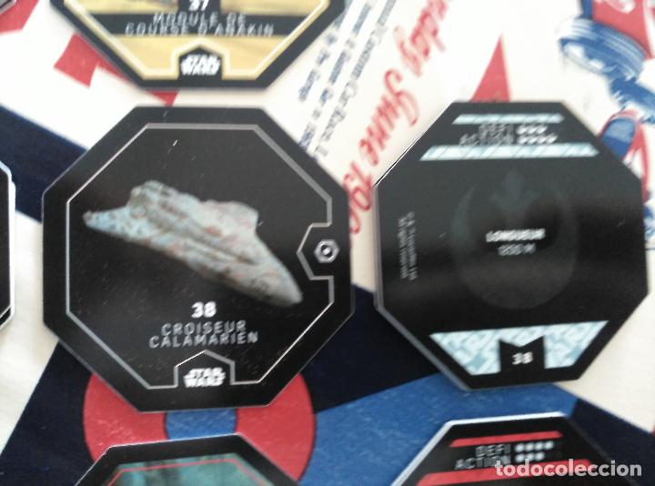 Jouets Anciens et Jeux de collection: star wars leclarc COSMIC SHELLS rouge one CROMO tazos tazo n 38