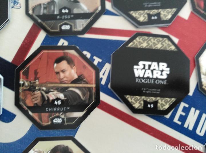 Jouets Anciens et Jeux de collection: star wars leclarc COSMIC SHELLS rouge one CROMO tazos tazo n 45