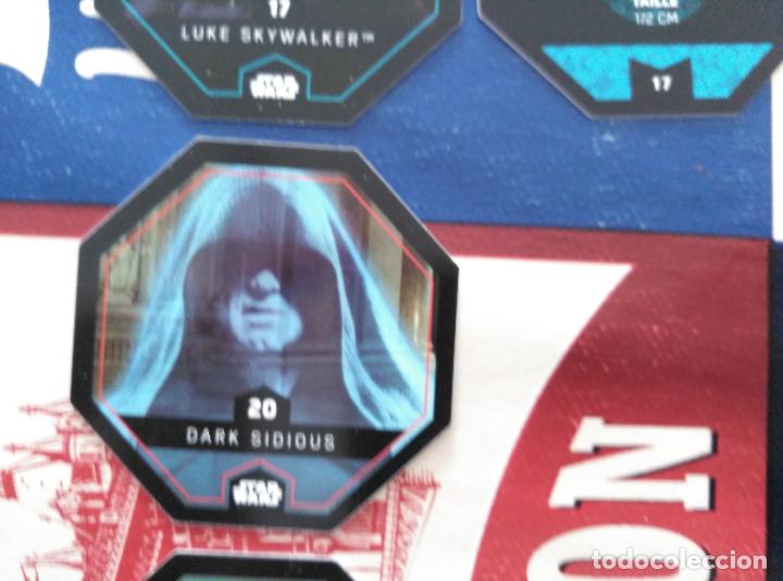 Brinquedos antigos e Jogos de cole&ccedil;&atilde;o: star wars leclarc COSMIC SHELLS el despertar de la fuerza CROMO tazos tazo n 20