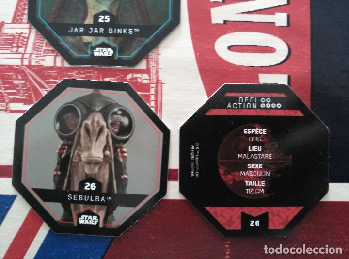 Juguetes antiguos y Juegos de colecci&oacute;n: star wars leclarc COSMIC SHELLS el despertar de la fuerza CROMO tazos tazo n 26
