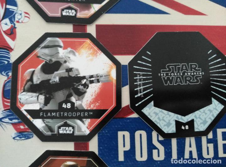 Giocattoli antichi e Giochi di collezione: star wars leclarc COSMIC SHELLS el despertar de la fuerza CROMO tazos tazo n 48