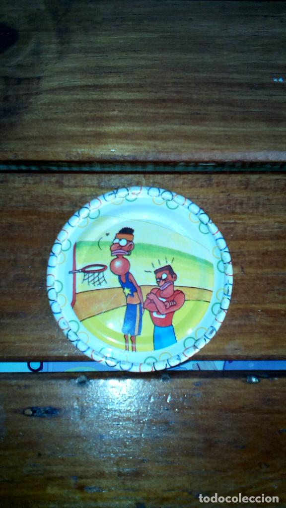 Juguetes antiguos y Juegos de colecci&oacute;n: tazo rappers olimpiadas