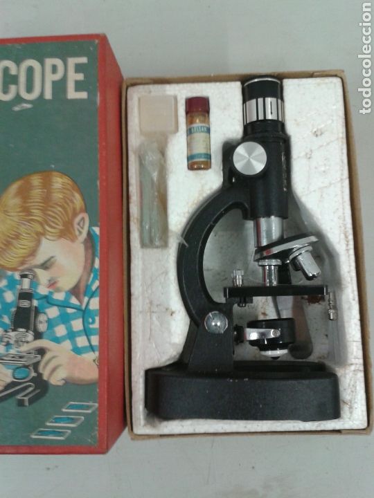 Juguetes antiguos y juegos de colecci&oacute;n: MICROSCOPIO - Foto 5