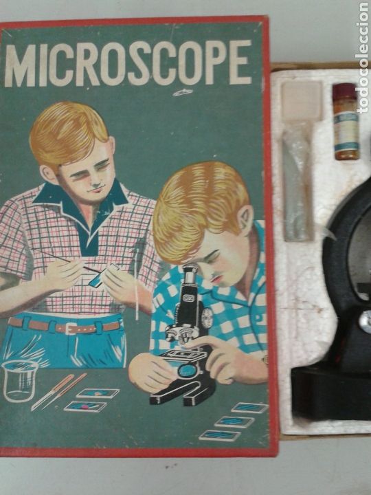 Juguetes antiguos y juegos de colecci&oacute;n: MICROSCOPIO - Foto 6