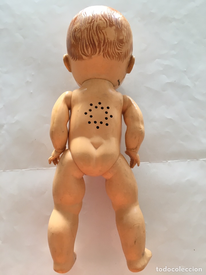 Juguetes antiguos y juegos de colecci&oacute;n: MU&Ntilde;ECO DE CELULOIDE. LLOR&Oacute;N. MU&Ntilde;ECA. - Foto 2