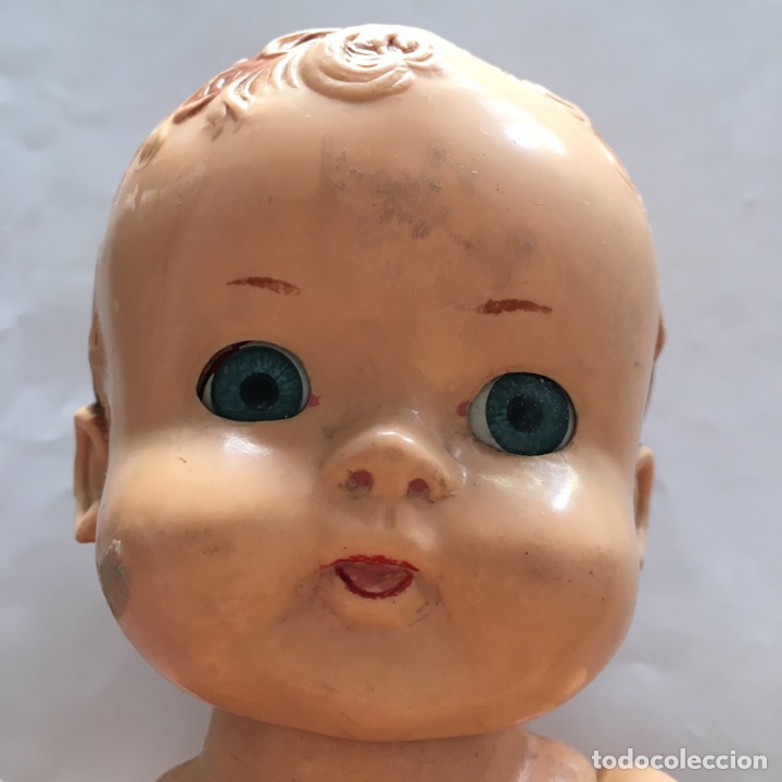 Juguetes antiguos y juegos de colecci&oacute;n: MU&Ntilde;ECO DE CELULOIDE. LLOR&Oacute;N. MU&Ntilde;ECA. - Foto 3