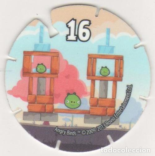 Juguetes antiguos y Juegos de colecci&oacute;n: COLECCI&Oacute;N TAZOS MATUTANO CHEETOS ANGRY BIRDS TAZO CAPS POGS N&Uacute;MERO 16 2013 ROVIO ENTERTAINMENT