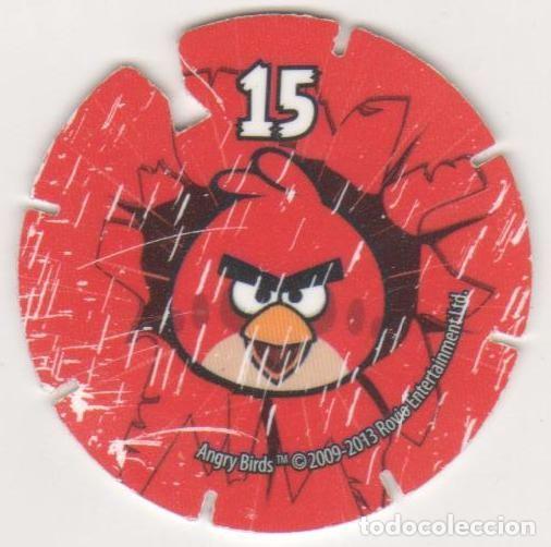 Juguetes antiguos y Juegos de colecci&oacute;n: COLECCI&Oacute;N TAZOS MATUTANO CHEETOS ANGRY BIRDS TAZO CAPS POGS N&Uacute;MERO 15 2013 ROVIO ENTERTAINMENT