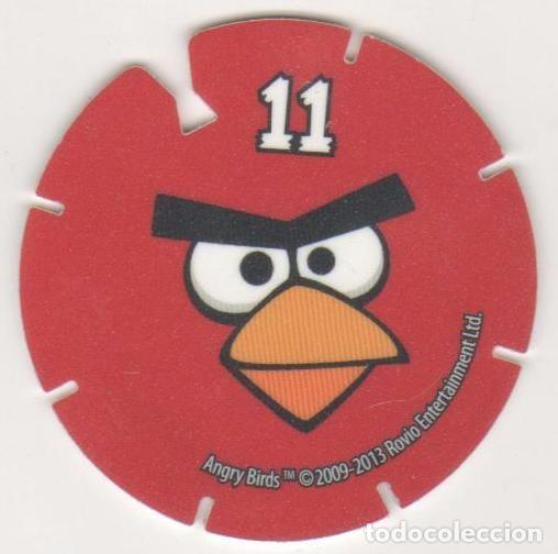 Juguetes antiguos y Juegos de colecci&oacute;n: COLECCI&Oacute;N TAZOS MATUTANO CHEETOS ANGRY BIRDS TAZO CAPS POGS N&Uacute;MERO 11 2013 ROVIO ENTERTAINMENT