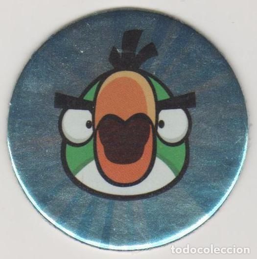 Juguetes antiguos y Juegos de colecci&oacute;n: COLECCI&Oacute;N TAZOS E-MAX ANGRY BIRDS POWER CAPS TAZO CAP POGS N&Uacute;MERO 134 ROVIO ENTERTAINMENT 2012
