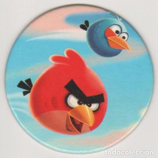 Juguetes antiguos y Juegos de colecci&oacute;n: COLECCI&Oacute;N TAZOS E-MAX ANGRY BIRDS POWER CAPS TAZO CAP POGS N&Uacute;MERO 121 ROVIO ENTERTAINMENT 2012