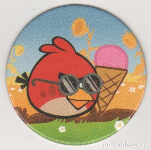 Juguetes antiguos y Juegos de colecci&oacute;n: COLECCI&Oacute;N TAZOS E-MAX ANGRY BIRDS POWER CAPS TAZO CAP POGS N&Uacute;MERO 092 92 ROVIO ENTERTAINMENT 2012