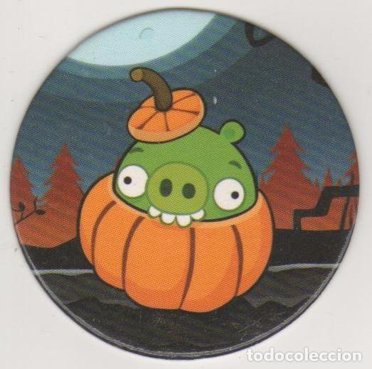 Juguetes antiguos y Juegos de colecci&oacute;n: COLECCI&Oacute;N TAZOS E-MAX ANGRY BIRDS POWER CAPS TAZO CAP POGS N&Uacute;MERO 087 87 ROVIO ENTERTAINMENT 2012