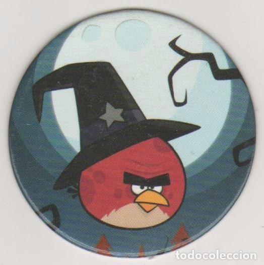 Juguetes antiguos y Juegos de colecci&oacute;n: COLECCI&Oacute;N TAZOS E-MAX ANGRY BIRDS POWER CAPS TAZO CAP POGS N&Uacute;MERO 085 85 ROVIO ENTERTAINMENT 2012