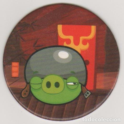 Juguetes antiguos y Juegos de colecci&oacute;n: COLECCI&Oacute;N TAZOS E-MAX ANGRY BIRDS POWER CAPS TAZO CAP POGS N&Uacute;MERO 065 65 ROVIO ENTERTAINMENT 2012